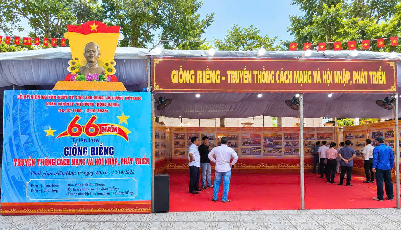 TRƯNG BÀY CHUYÊN ĐỀ “GIỒNG RIỀNG – TRUYỀN THỐNG CÁCH MẠNG, HỘI NHẬP VÀ PHÁT TRIỂN” 